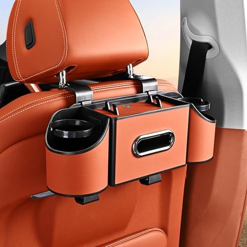 Back Seat Car Organizer, 4 in 1 Multifunctional Car Back Seat Storage Box by Joezhe