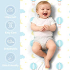3 Pack Stretchy Bassinet Sheets 20" x 35" Compatible - Image 2