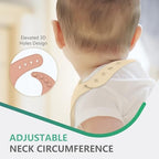 Cuddle Campus Set of 3 Silicone Bibs, Soft Adjustable Bibs - Image 5
