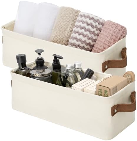 StorageWorks Narrow Storage Bins, Toilet Paper Storage by StorageWorks
