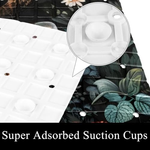 Shower Mat Bathtub Mat, 26.8x15.1 inch, Non-Slip Bath Mat - Image 3
