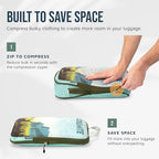 TRIPPED Travel Gear Large Compression Packing Cubes 7-Piece Set - Image 5
