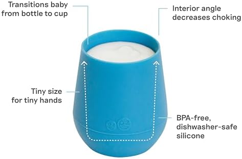 ezpz Tiny Cup - 4 months+ - 100% Silicone Training Cup - Image 2