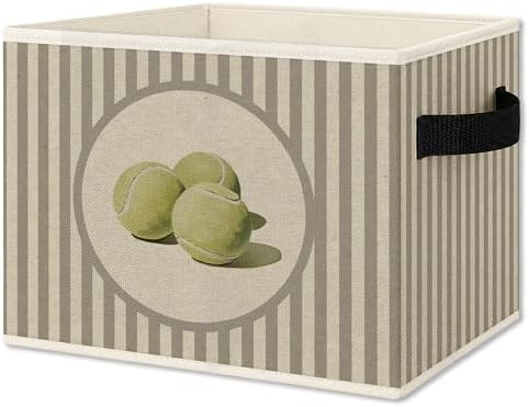 Vintage Tennis Storage Bins Box by Unknown