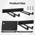 2 Pack Folding Chair Storage Rack - Image 2