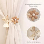 SRG Curtain Tiebacks for Curtains 4 Pack, Decorative Curtain Holdbacks for - Image 2