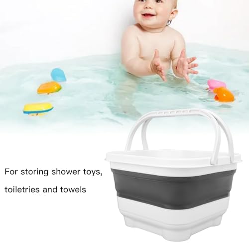 Bath Toy Storage Organizer, Foldable Quick Drain High Capacity Baby Bath Toy - Image 2