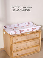 TILLYOU Changing Pad Cover Set in Soft Jersey Material - Image 2