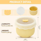 Ceramic Baby Food Storage Container, Airtight BPA-Free Jar - Image 3