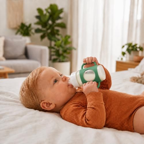 BUSOHA 2 Pack Silicone Sleeves for Dr. Brown's Narrow Baby Bottle - Image 5