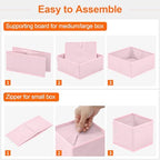 Stero 6 Pack Drawer Organizers for Clothing, Dresser Drawer Organizer Clothes - Image 6