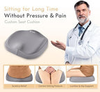 FLORICH Memory Foam Car Seat Cushion and Lumbar Support Headrest Pillow - Image 3