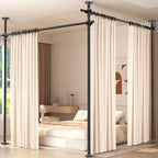 Room Divider for Room Separation, 4-10ft 28-140inch by homefurnishing