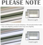 Emvency Valances for Windows, 2 Pack, 52x18 Inch, Sage Striped - Image 6