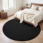 Keeko Round Area Rug 4ft for Living Room Bedroom, Soft Washable Circle Rug - Image 5