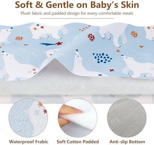 High Chair Cover for Baby Restaurant: Sprouterie Baby Highchair Covers for - Image 5