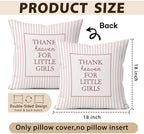Thank Heaven for Little Girls Pillow Cover 18x18 - Image 5