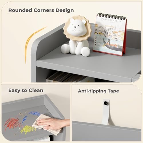 Toy Storage Organizer with 6 Cube, Stuffed Animal Storage - Image 5