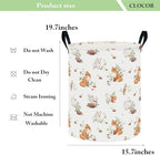 CLOCOR Large Laundry Basket, Waterproof Fabric Storage Container, Room - Image 6