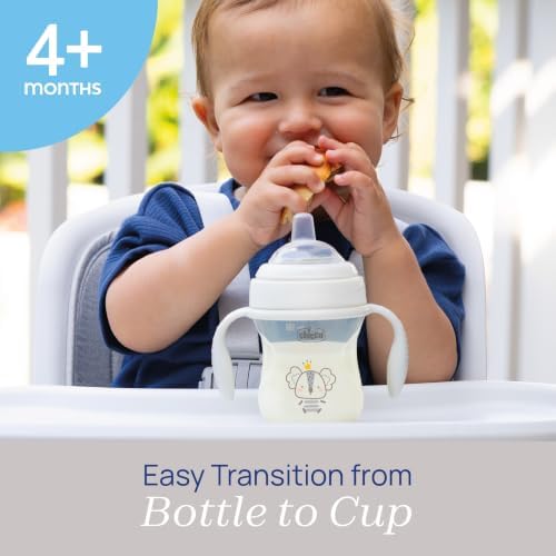 Chicco Transition Training Sippy Cup, Soft Silicone Spout - Image 2