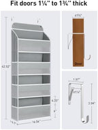 Yecaye Over the Door Organizer, Stuffed Animal Storage, Bathroom Organizers and - Image 7