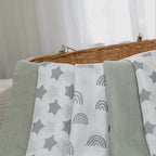 GLLQUEN BABY Receiving Blankets Muslin Swaddle Blanket - Image 5