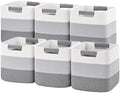11 Inch Storage Cubes, 6 Pack Cube Storage Bins by Degeyoyo