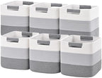 11 Inch Storage Cubes, 6 Pack Cube Storage Bins by Degeyoyo