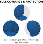 PureFit Stretch Loveseat Covers Fleece Couch Covers - Image 3