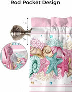 Vandarllin Coastal Beach Kitchen Curtains Valances - Image 7