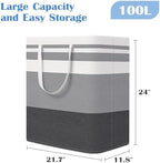 BlissTotes 3-Pack Laundry Basket, Collapsible Laundry Hamper - Image 2