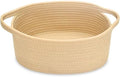 ABenkle Small Basket with Handles, Boho Decorative Rope Woven Dog Cat Toy by ABenkle
