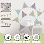 Pennant Banner Flags, Infant and toddler room decoration pennant, - Image 3