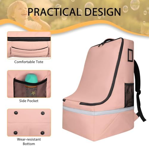 LARIPOP Car Seat Travel Bag for Airplane, Universal Gate Check Car Seat Bag - Image 5