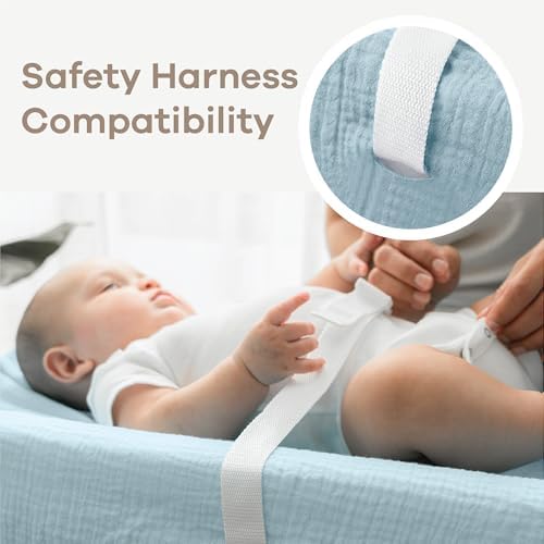 Comfy Cubs Muslin Fitted Changing Pad Cover - Image 3