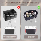 Doxo Purse Organizer Insert for Handbags & Base Shaper 2pc Set, Felt Neverfull - Image 5