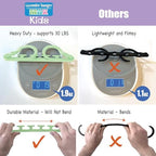 Wonder Hanger Max Space Saving Hangers, 360° Hooks, Pastel Green - Image 5