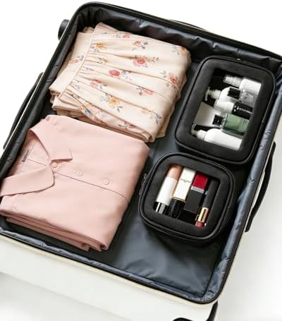 Clear Makeup Bag for Women, Waterproof Travel Clear Makeup Pouch Small Toiletry - Image 6