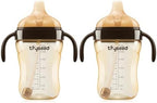 Thyseed Spill-Proof Weighted Straw Sippy Cup, Baby Transition Trainer, Soft by thyseed