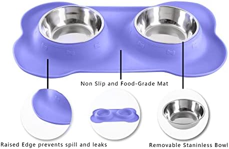 Hubulk Pet Dog Bowls 2 Stainless Steel Dog Bowl - Image 3