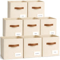 Storage Cubes 8 Pack, 11 Inch Fabric Storage Cubes Organizer Bins by Unknown
