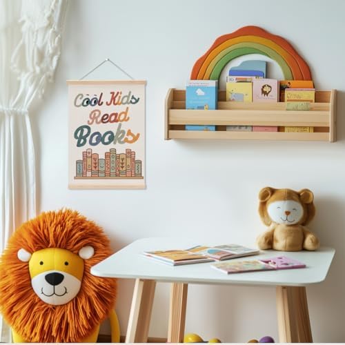 Reading Poster Hanger, Reading Nook Library Decor Wall Decor - Image 2