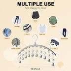 Volnamal Legging Organizer for Closet, Metal Yoga Pants Hanger w/Rubber Coated - Image 5