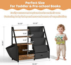 HAVLOTII Kids Bookshelf and Toy Storage - Image 2