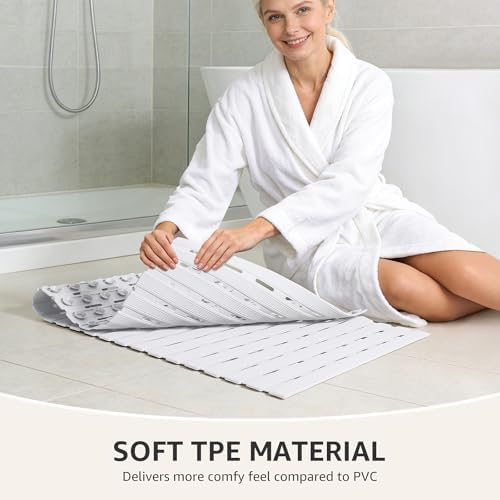 OTHWAY Non Slip Shower Mats, 36.6" x 16.9" Shower Mats - Image 6