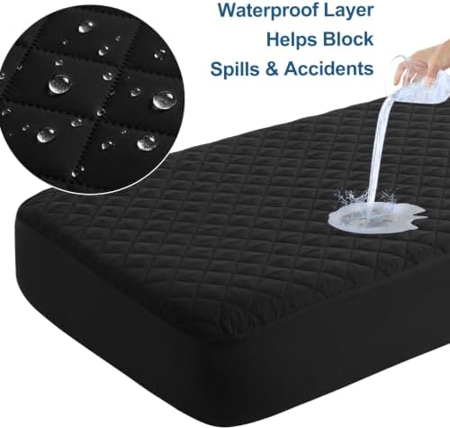 BEDSUM 2-Pack Waterproof Crib Mattress Protector - Image 3