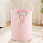 Artfeel Laundry Basket, Woven Cotton Rope Laundry Hamper, 60L by Artfeel