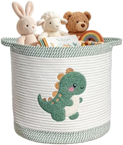Cute Nursery Bin, Baby Toy Organizer, Storage Basket by Mzzelry