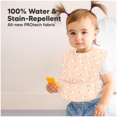KeaBabies 3-Pack Waterproof Baby Bibs - Image 2