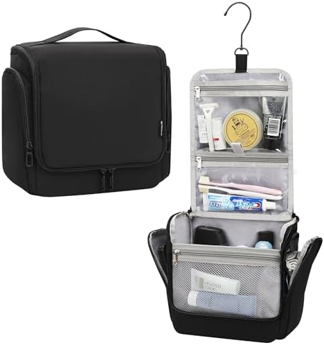 Relavel Hanging Toiletry Bag for Men and Women, Travel Toiletries Bag by Relavel